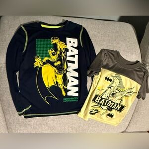 Batman Kids Swim Rashguard - Gray and Yellow